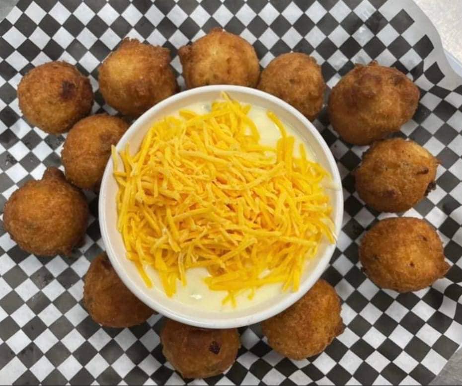 Hushpuppies and Queso